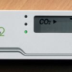 Medidor doméstico de dióxido de carbono con lectura en pantalla
