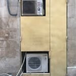 Unidades exteriores ancladas a una fachada
